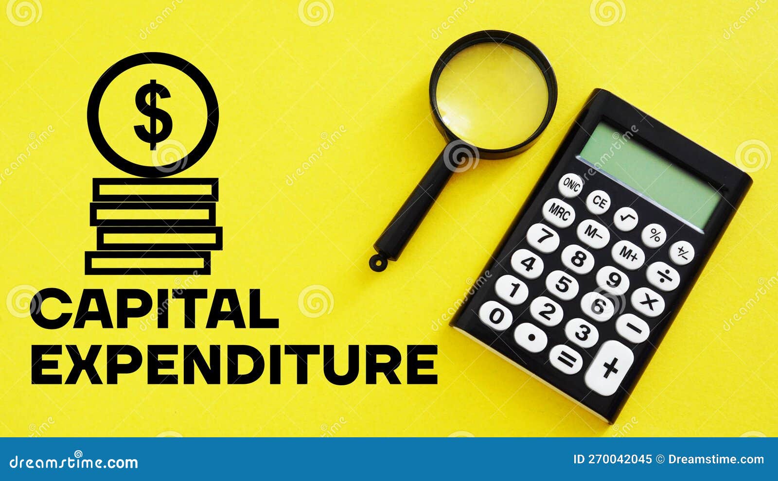 Capital Expenditure CAPEX is Shown Using the Text Stock Image Image