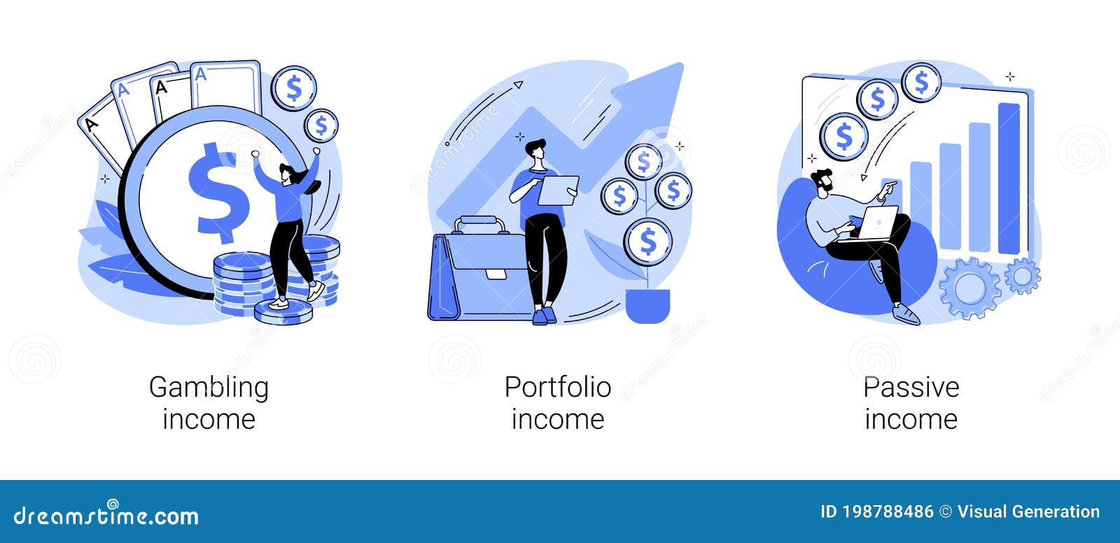 capital gain abstract concept  s.