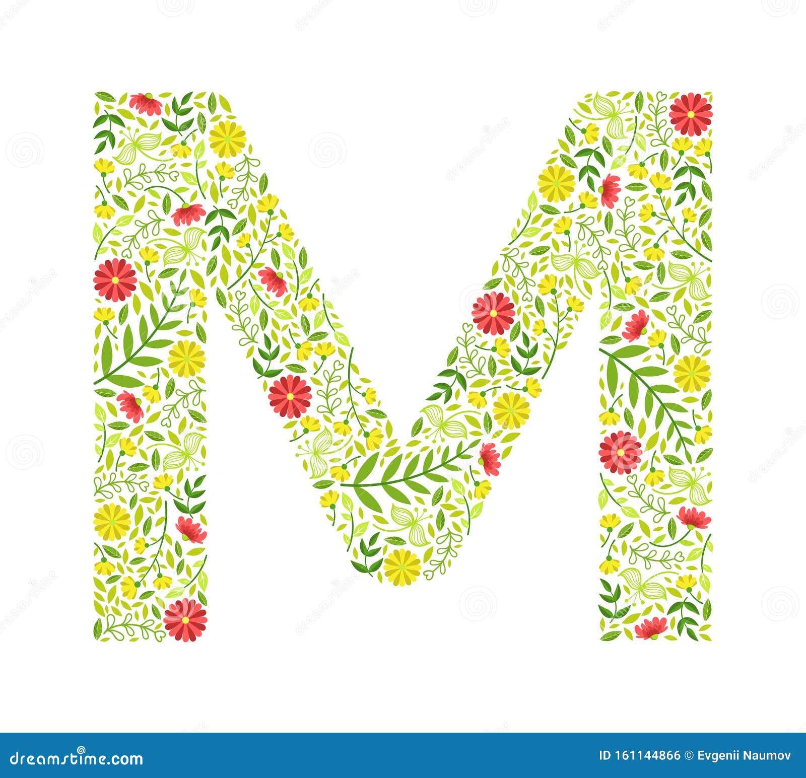 Free Free 184 Floral Letter M Svg SVG PNG EPS DXF File