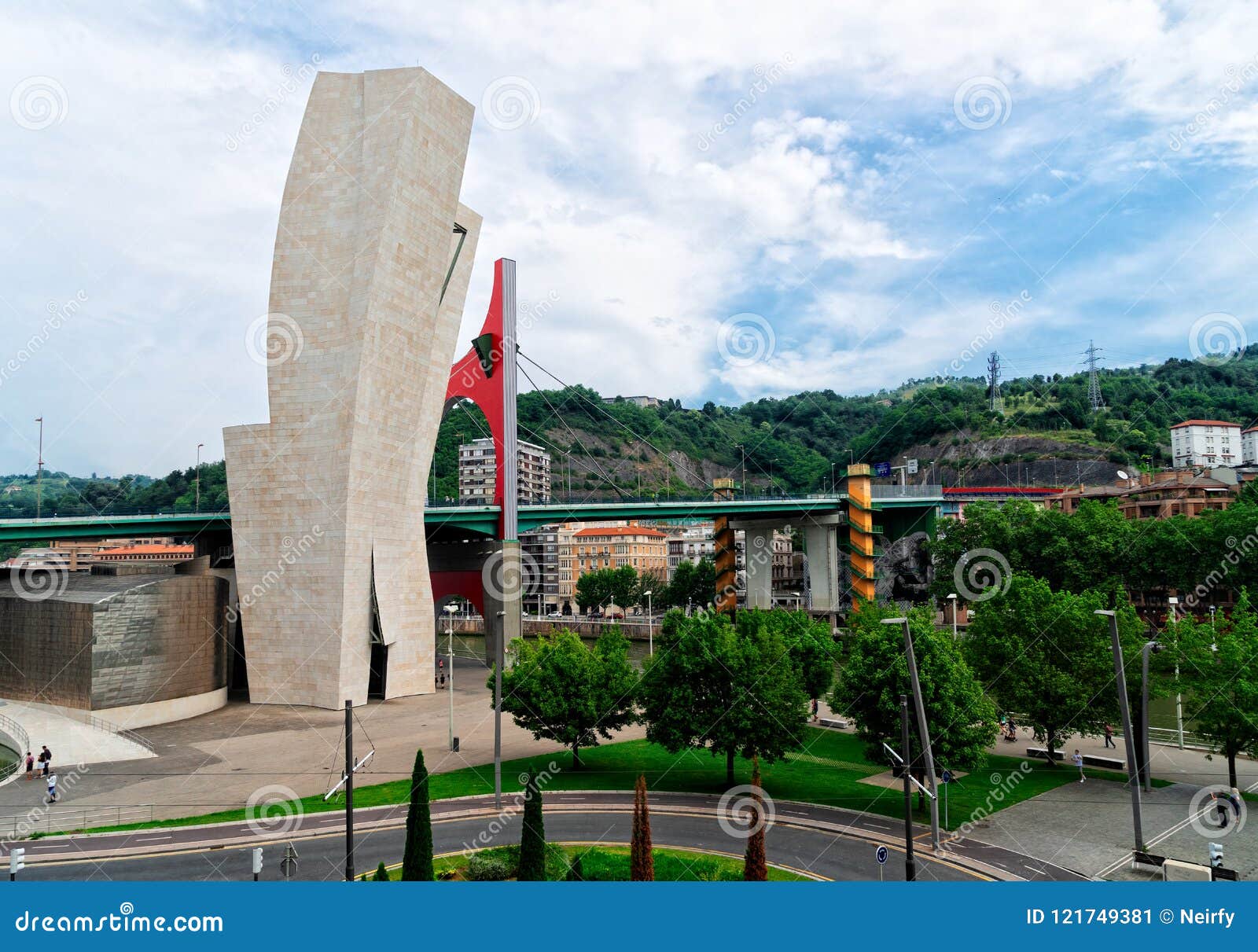 Capital of Pais Vasco, Bilbao Editorial Photo Image of city