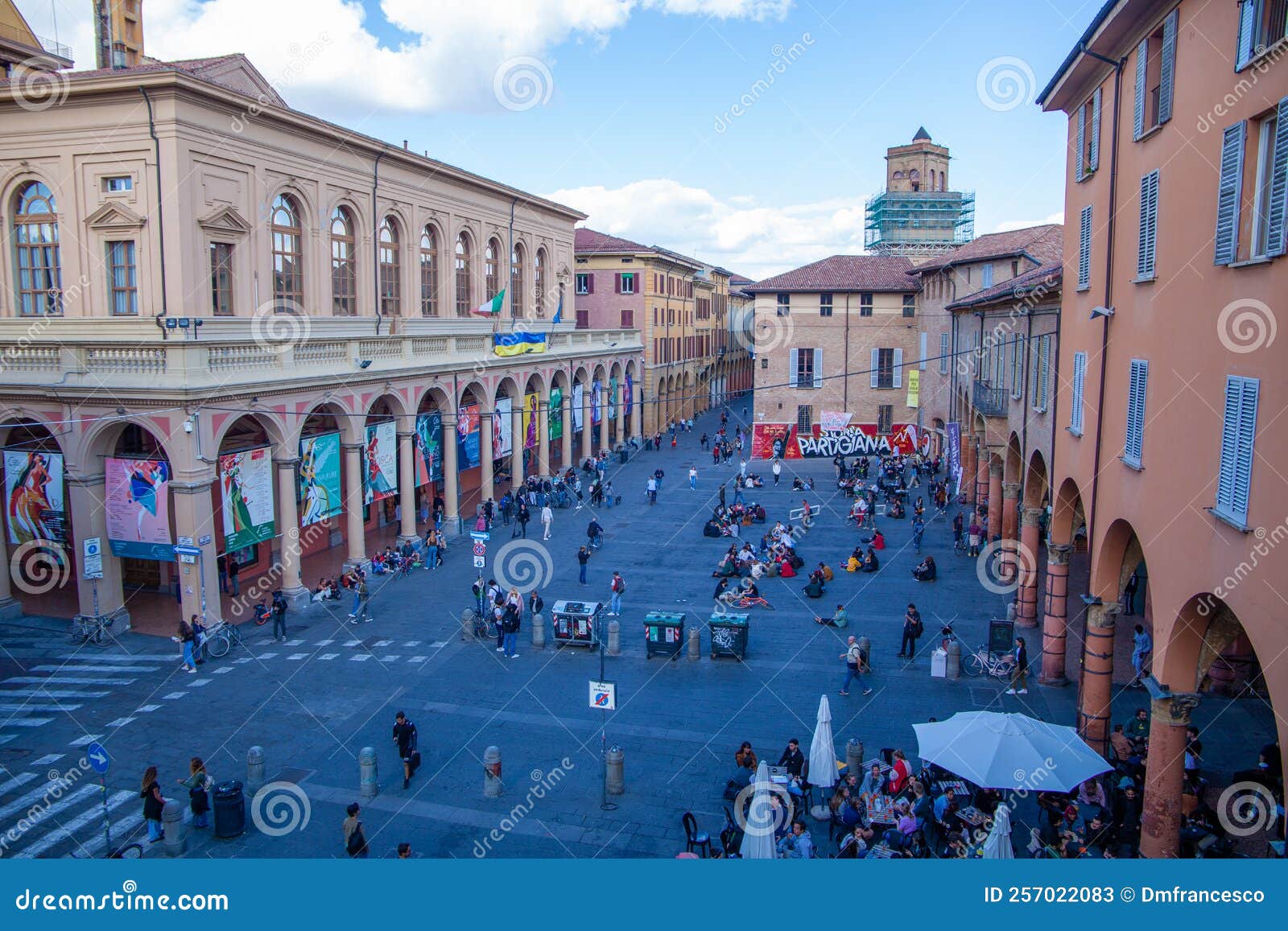 Capitale Di Bologna Emilia Romagna Centro Storico Medievale Edifici E
