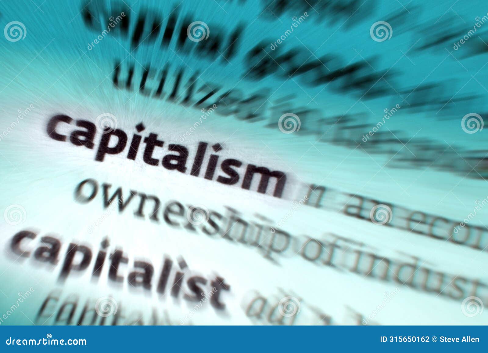 capitalism - an economic and political system