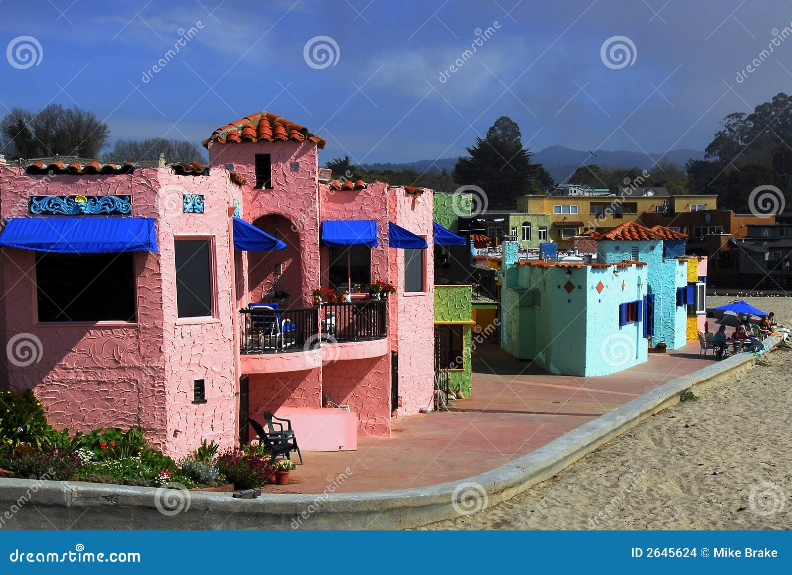 Capitola Beachfront stock photo. Image of travel, water 2645624