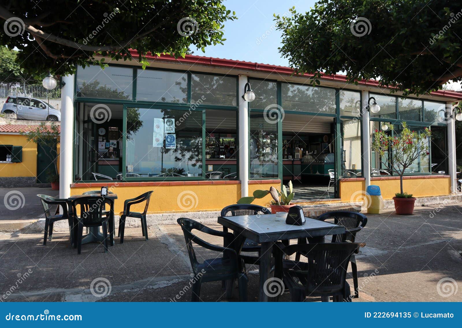 Capo Vaticano Bar Del Belvedere Editorial Image Image of path, coastal 222694135