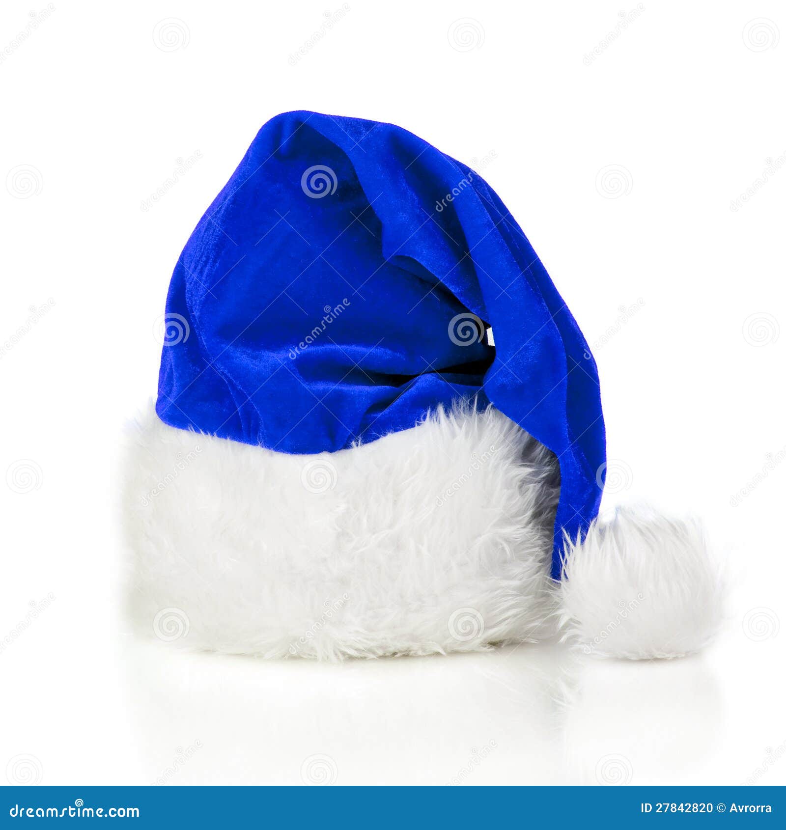 Babbo Natale Blu.Cappello Blu Del Babbo Natale Fotografia Stock Immagine Di Orizzontale Tradizione 27842820