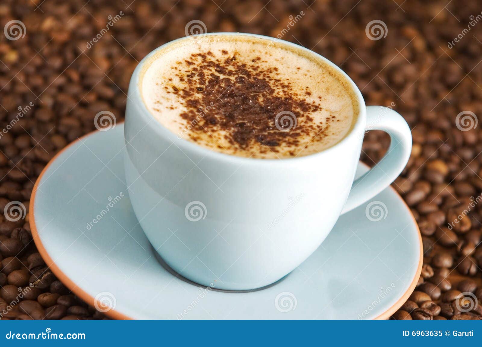 Cappuccino stock image. Image of sprinkles, coffe, cappuccino 6963635
