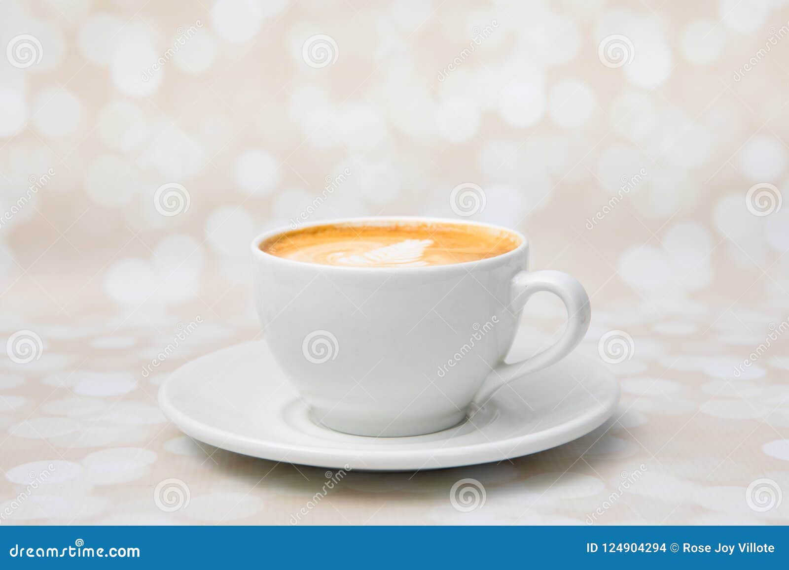 cappuccino with decoration