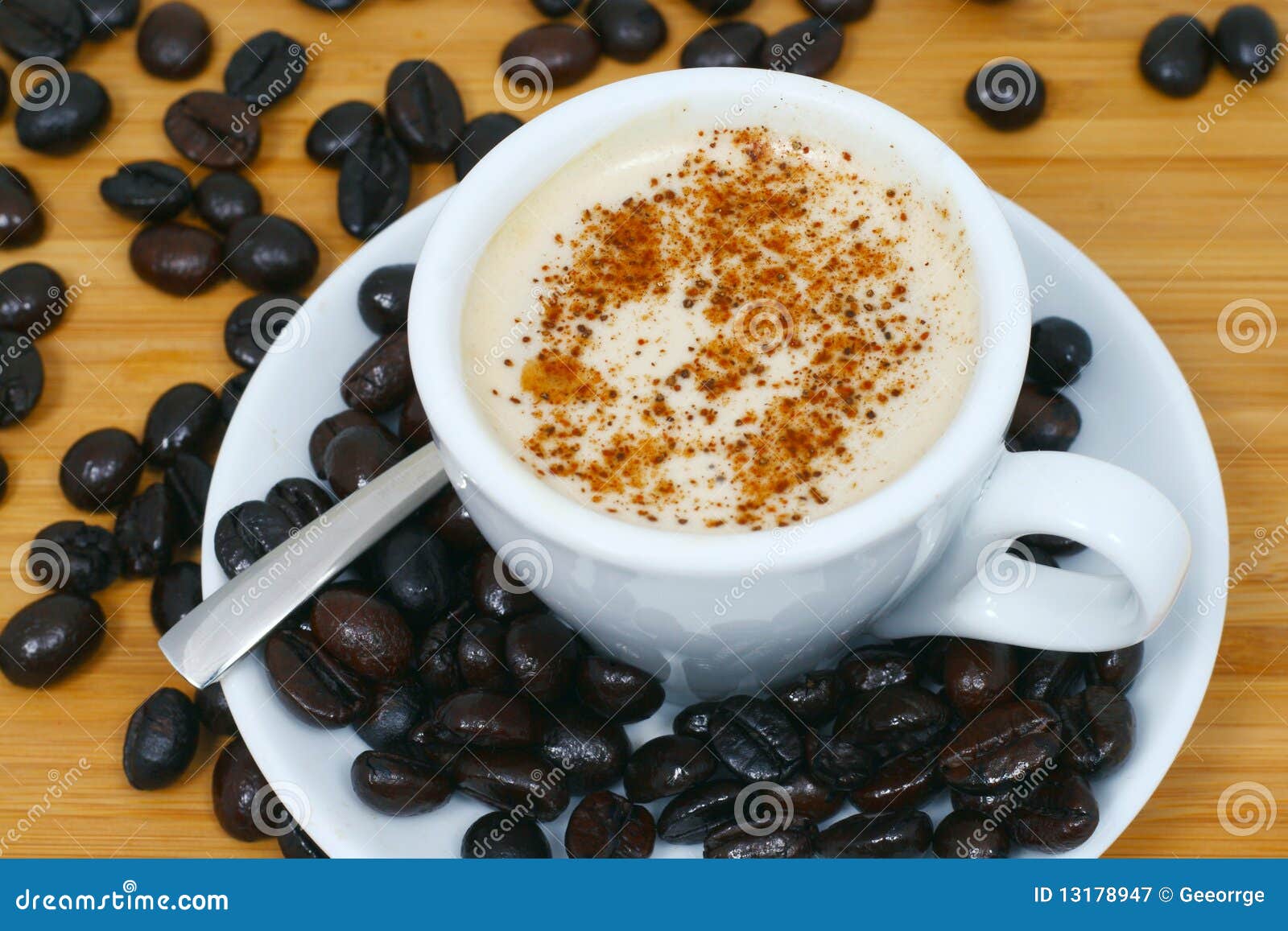 Cappuccino flavor stock image. Image of drink, bean, coffee 13178947