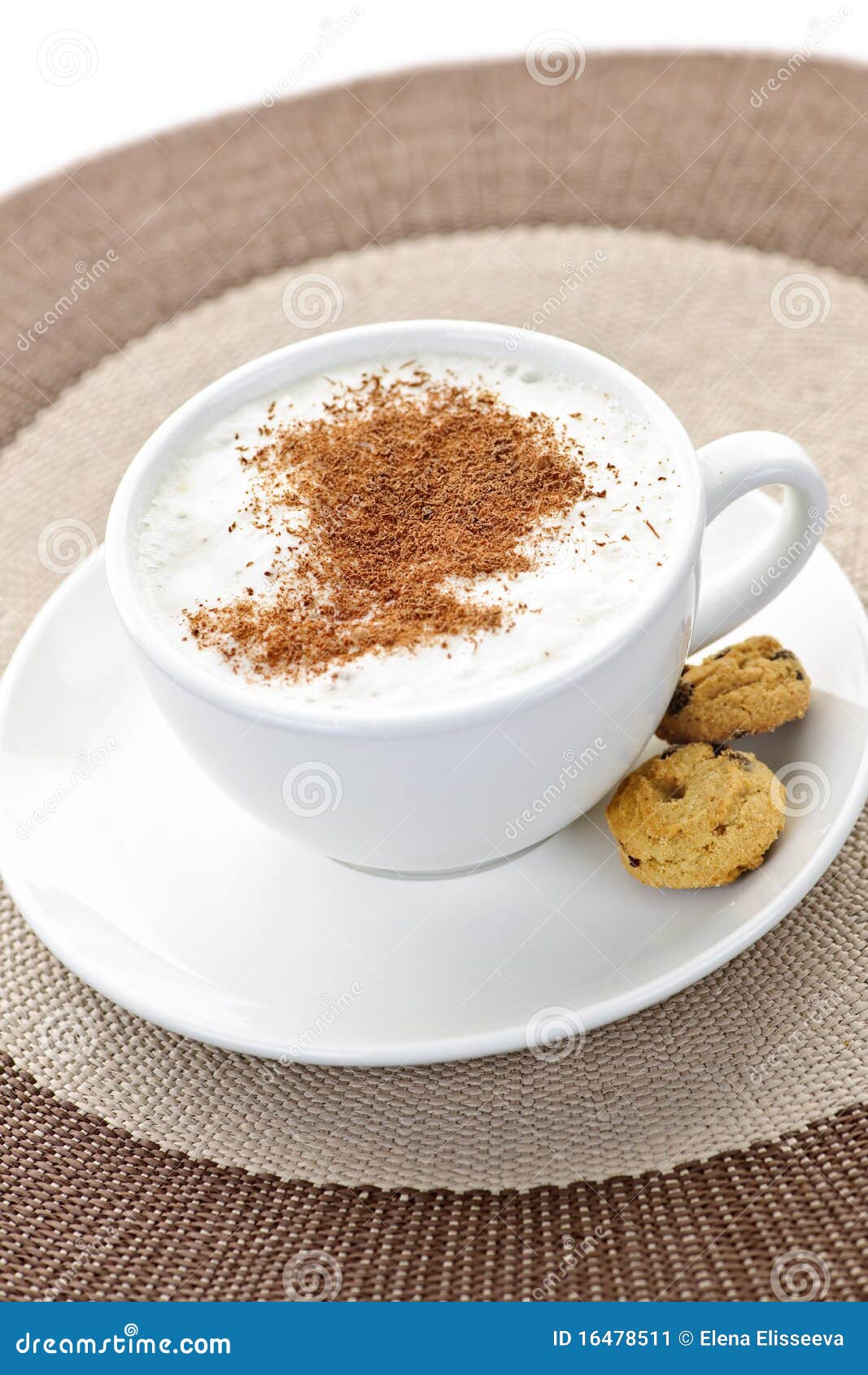 Cappuccino or latte coffee stock image. Image of froth 16478511