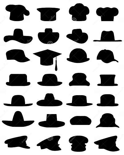 Caps and hats stock illustration. Illustration of clothes - 58397727