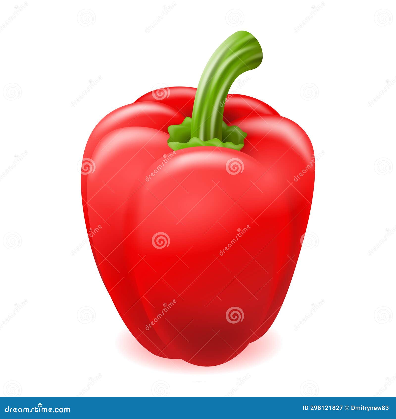 Capsicum Paprika Pepper Illustration in 3D Style Stock Illustration Illustration of farming
