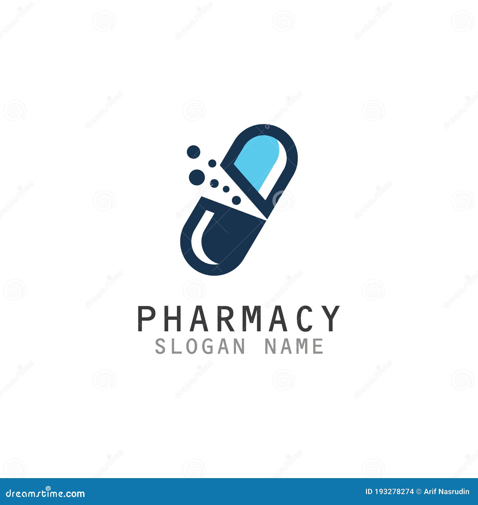 Capsule Drug Vector Logo Creative for Pharmacy Graphic Design Stock ...