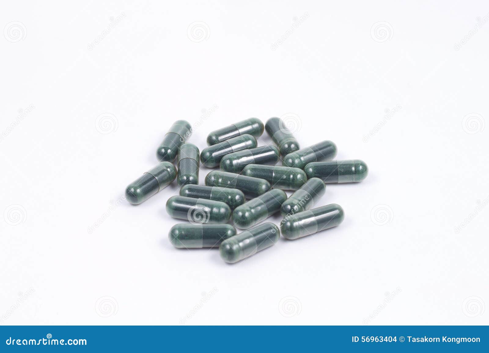 Capsule isolated on white stock photo. Image of healthy 56963404