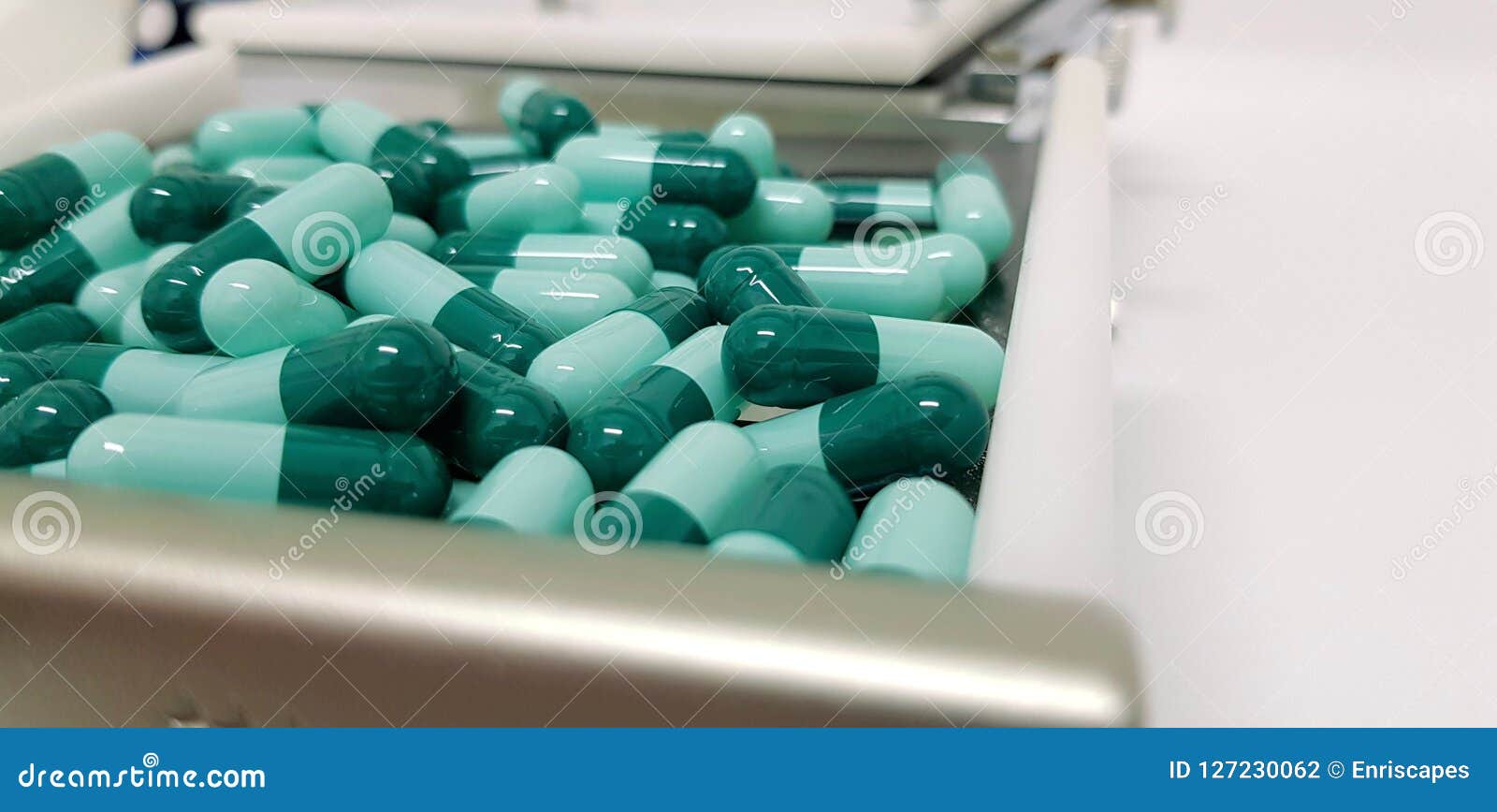 Capsules compounding stock photo. Image of pills, white 127230062