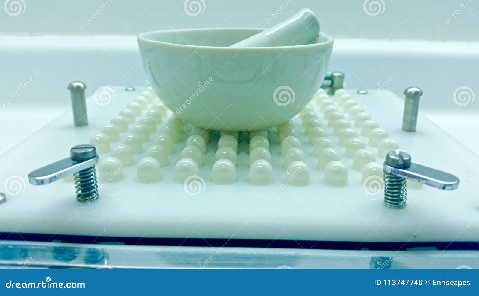 Capsules Compounding in the Pharmacy Laboratory Stock Photo Image of