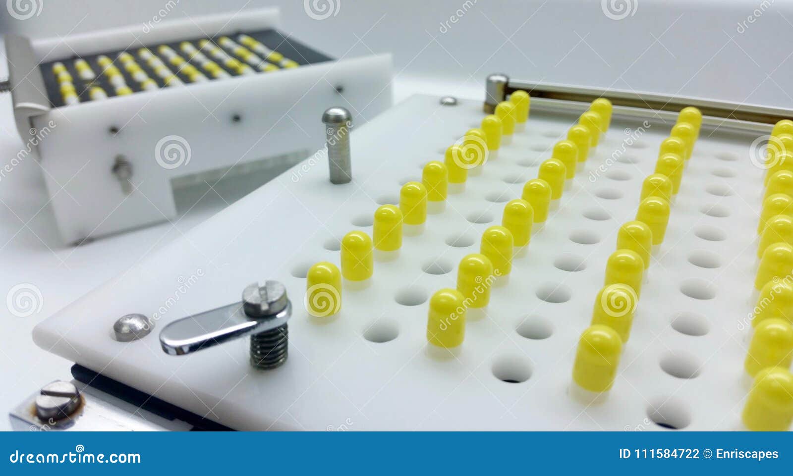 Capsules Compounding in the Pharmacy Laboratory Stock Photo Image of