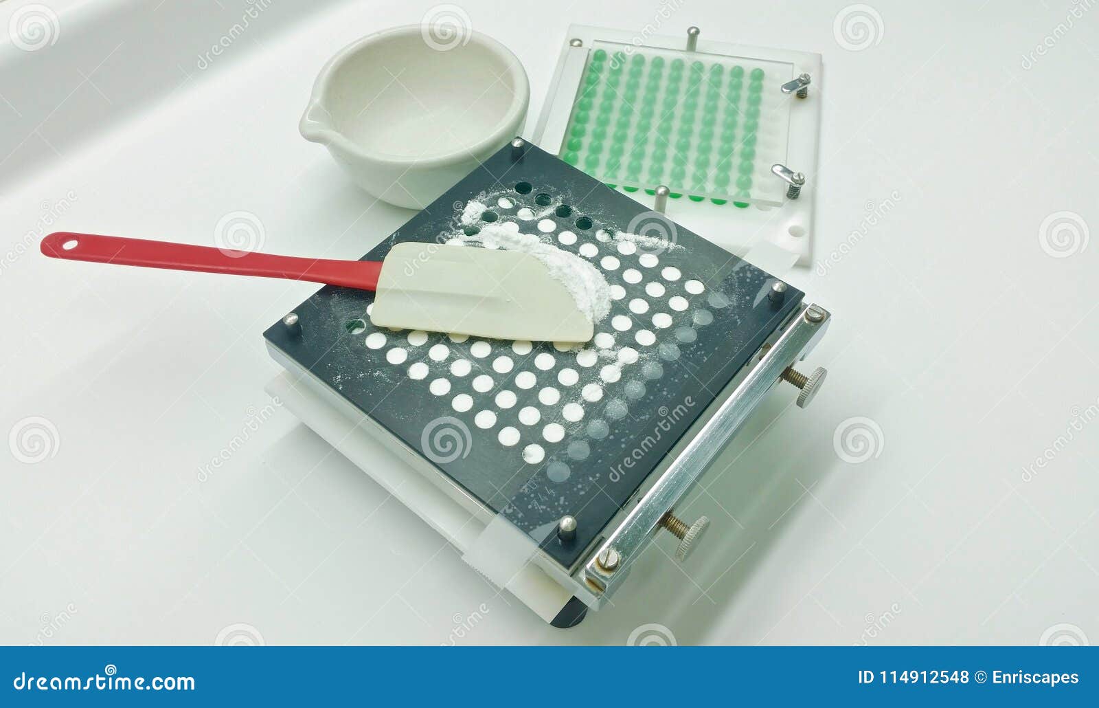 Capsules Compounding in the Pharmacy Laboratory Stock Photo Image of