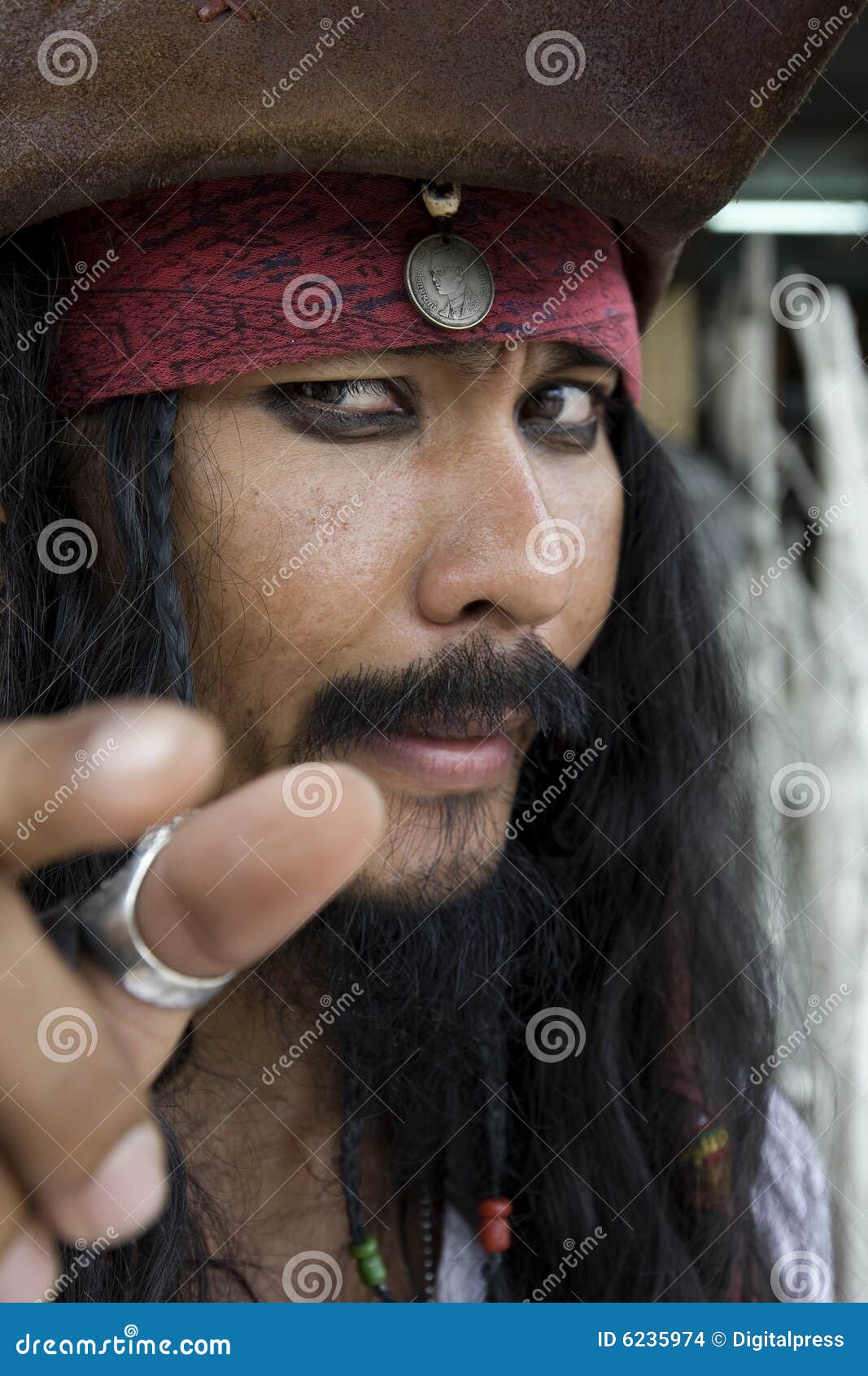 Captain Jack Sparrow, Pirates of the Caribbean Stock Photo - Image of  sparrow, jonny: 6235974