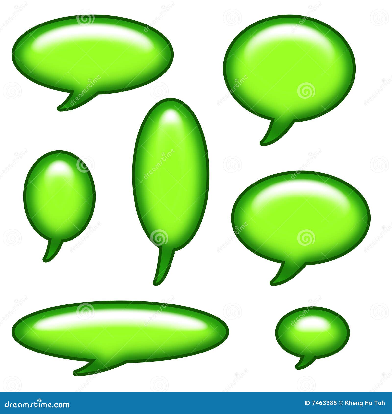 caption bubbles clip art