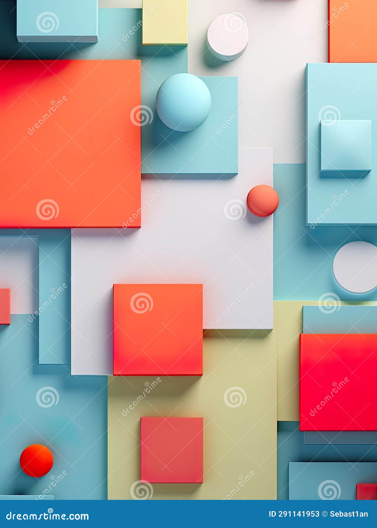 captivating abstract pastel squares background, a harmonious blend of geometric elegance and soft, muted tones.