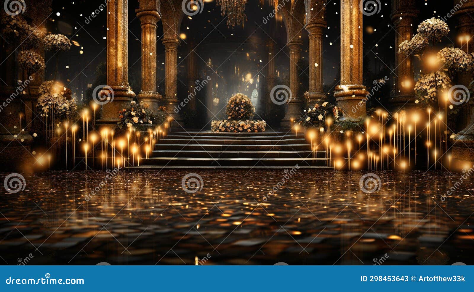 golden sparkles: a dazzling new years eve celebration