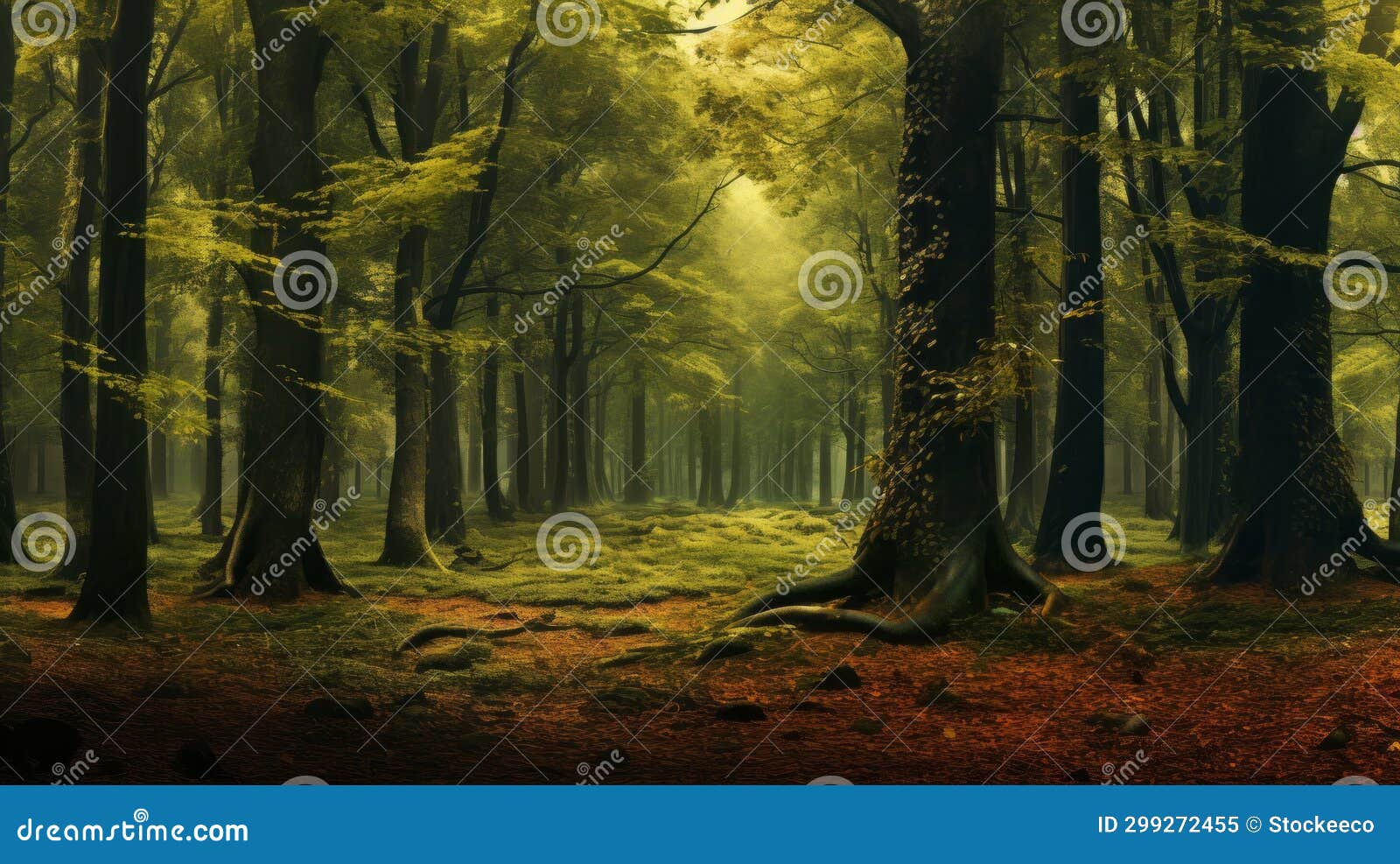 captivating green forest ground: a stunning uhd image inspired by janek sedlar and tom chambers