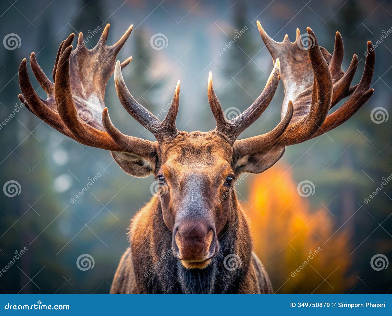 stunning  moose with majestic antlers a breathtaking photo perfect for nature and wildlife s posters and