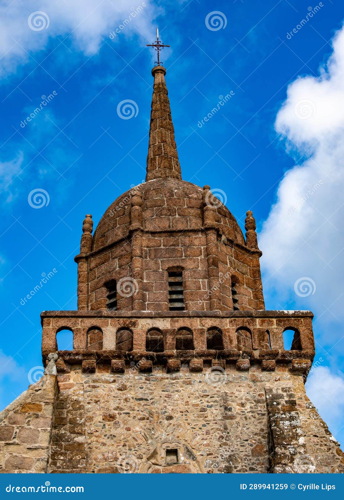 scenic view of the church in perros-guirec, cÃÂ´tes-d& x27;armor, france