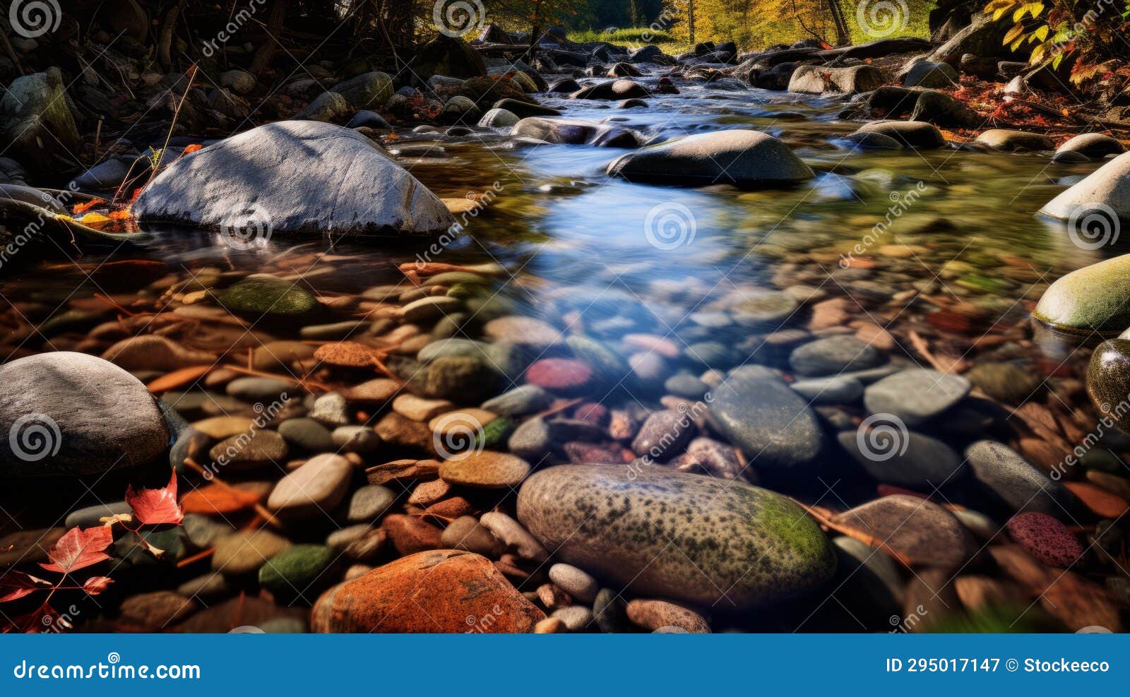 capturing the serene beauty of an island stream with lensbaby composer pro ii