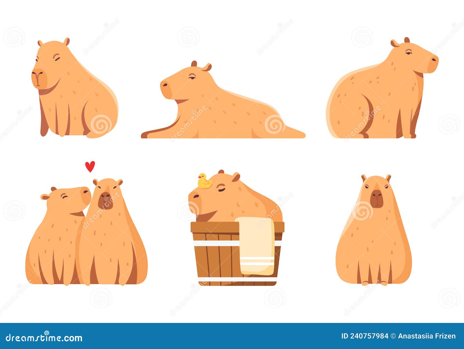 Capybara cartoon  Süße tiere, Süße katzen bilder, Süße tiere bilder