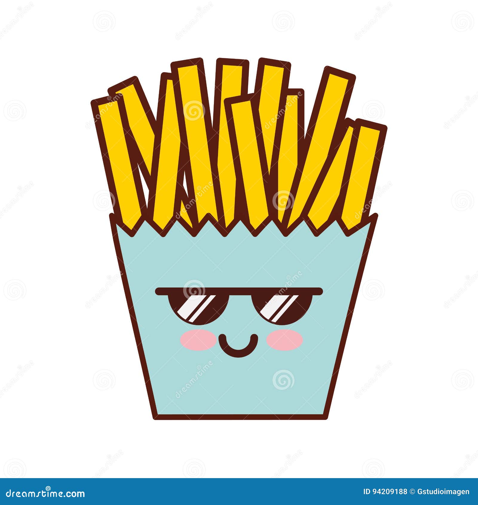 Carácter Del Kawaii De Las Patatas Fritas Ilustración del Vector - Ilustración de plano, alimento: 94209188 Carácter Del Kawaii De Las Patatas Fritas Ilustración del Vector - Ilustración de plano, alimento: 94209188