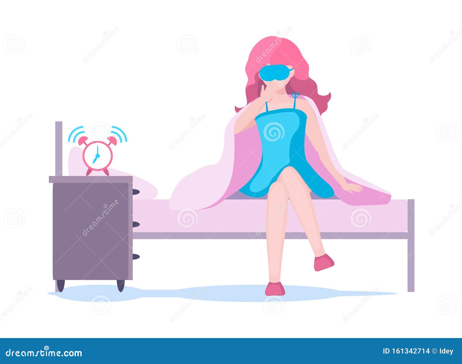 Carácter Joven Mujer Despierta Por La Mañana Y Se Estira Ilustración del Vector - Ilustración de despertar, feliz: 161342714 Carácter Joven Mujer Despierta Por La Mañana Y Se Estira Ilustración del Vector - Ilustración de despertar, feliz: 161342714