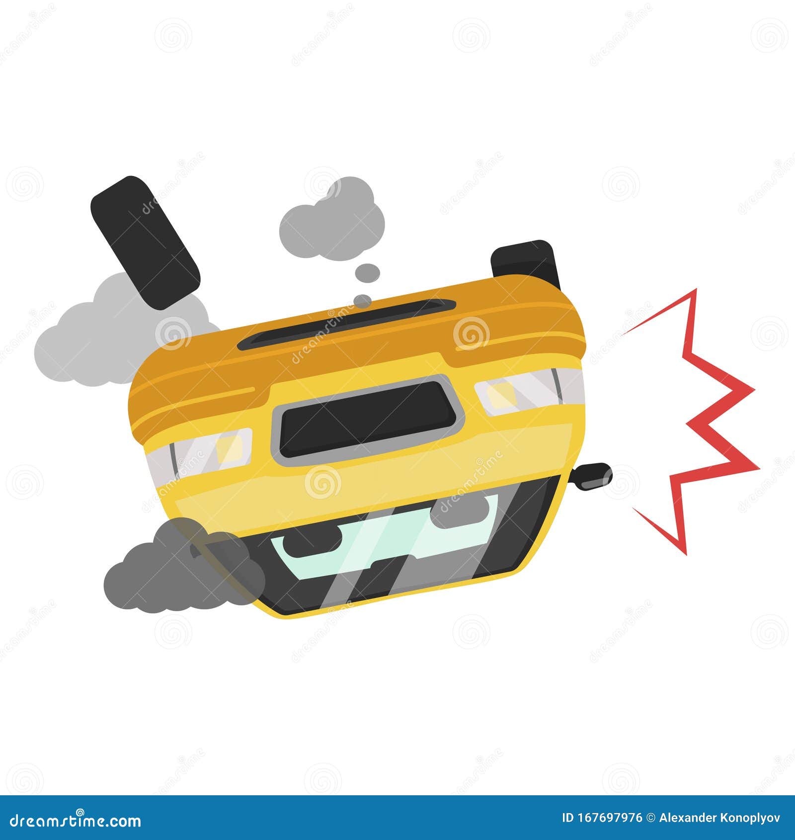 car accident icon, road traffic vehicle fatality