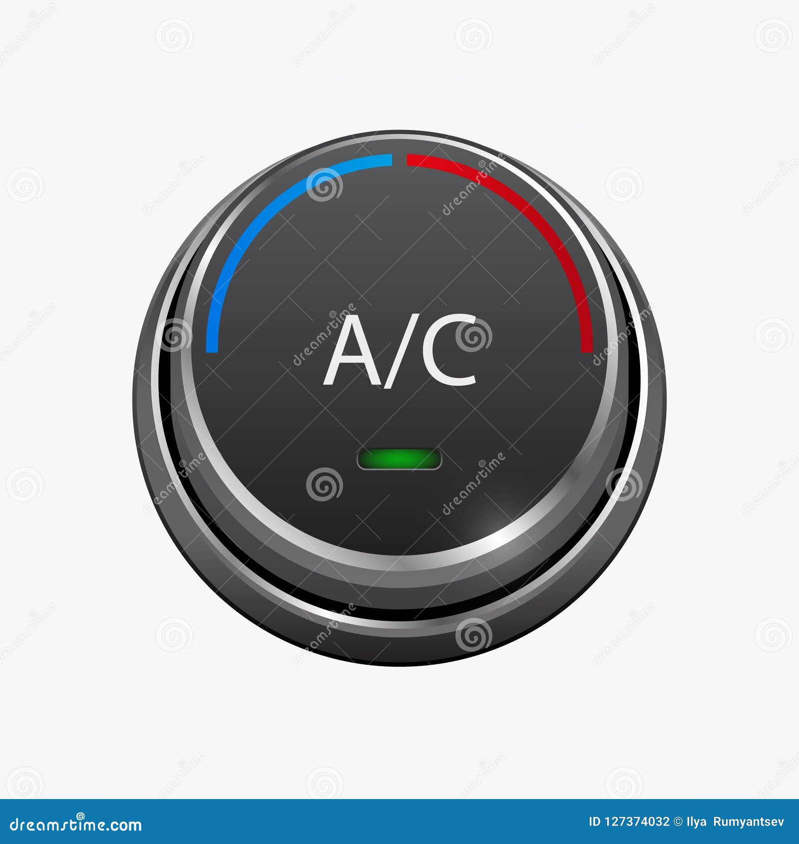 hide Disgraceful Edition Car Air Condition Button, Isolated on White Stock Vector - Illustration of  gauge, light: 127374032