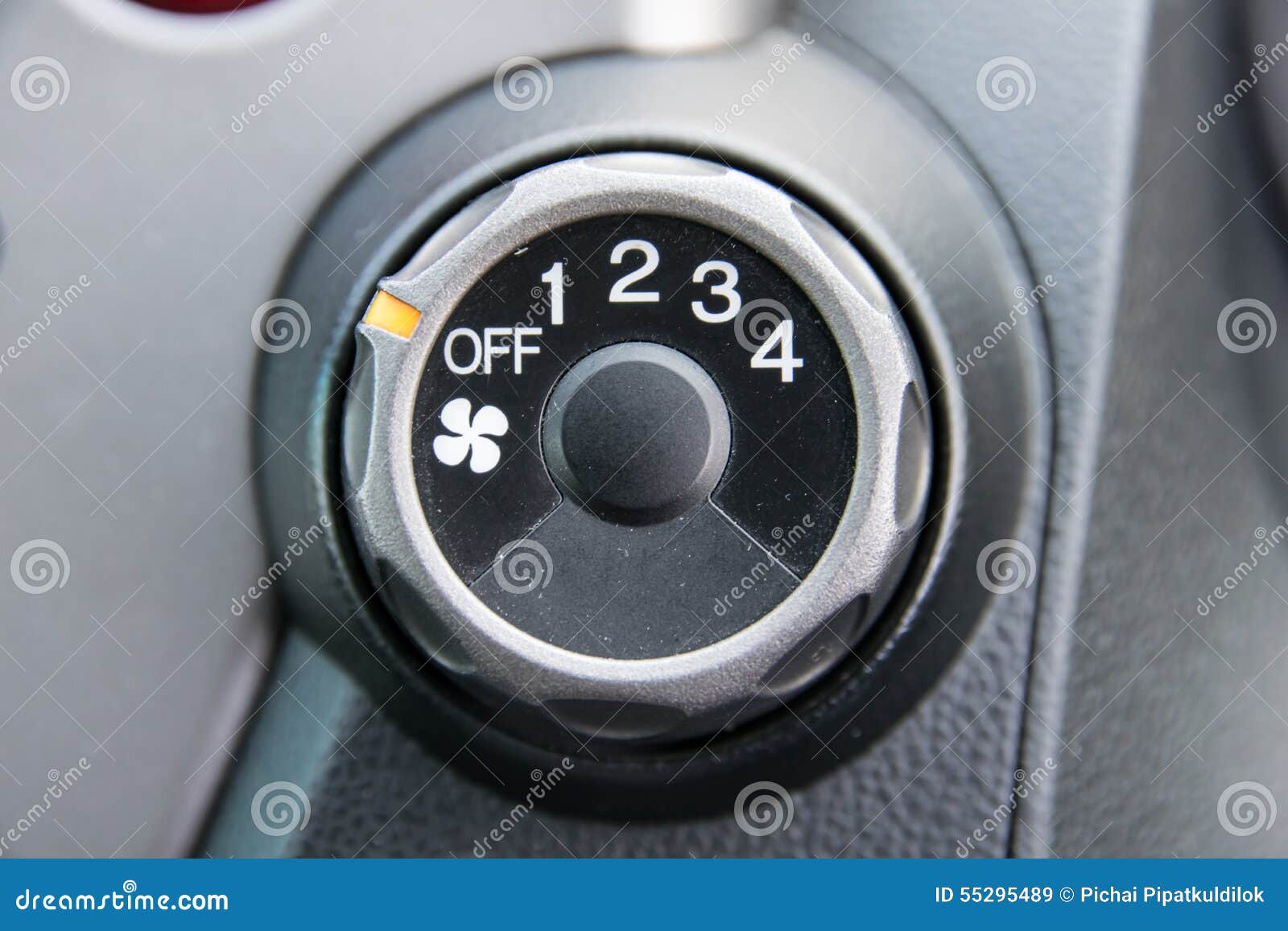 Car air conditioner switch stock image. Image of heat 55295489