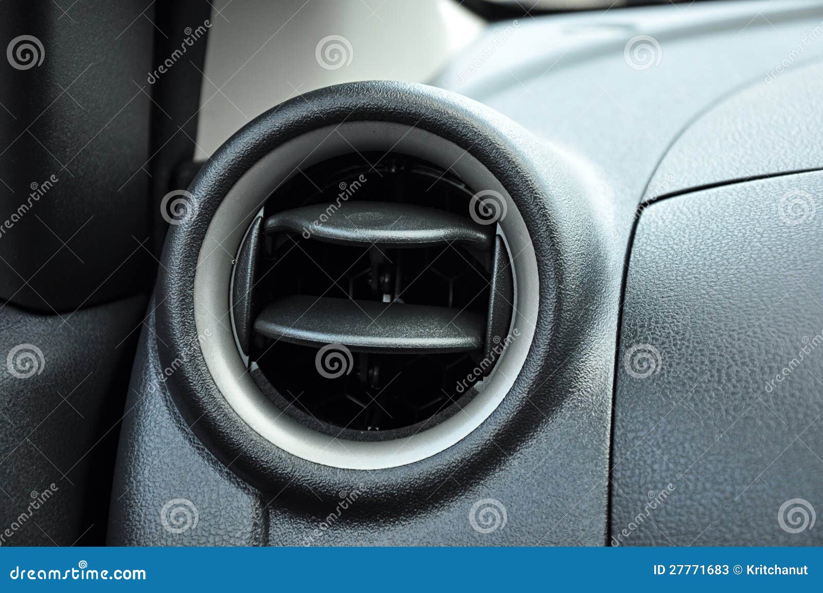 Car air vent stock image. Image of flow, modern, black 27771683