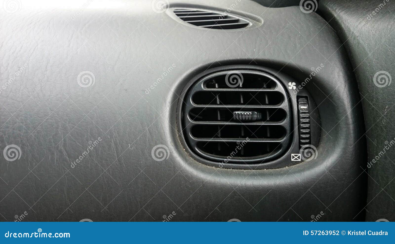 Car aircon ventilation stock photo. Image of sensor, controls 57263952