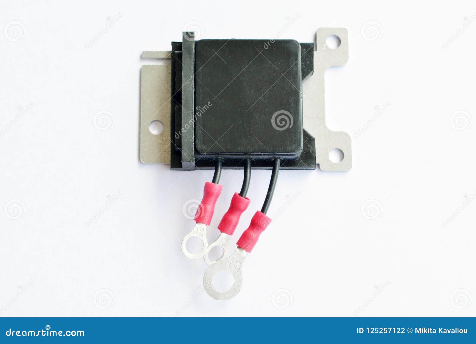 Car Automatic Voltage Regulator Isolated Stock Photo Image of
