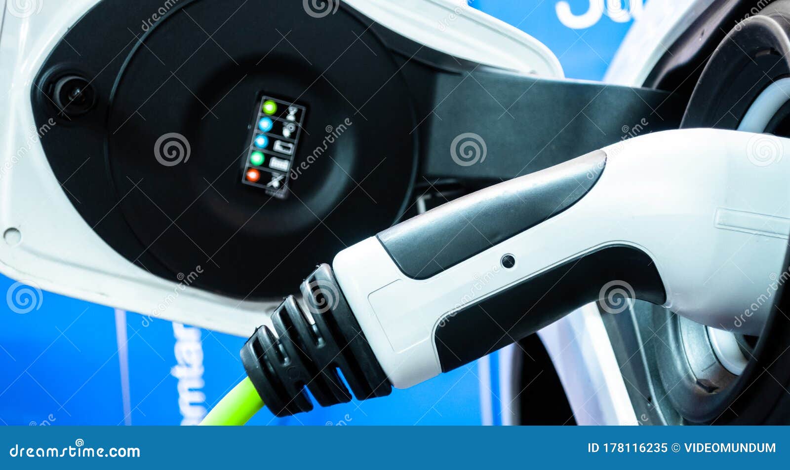 Car Battery Charge Current Electric Plug Stock Image Image of