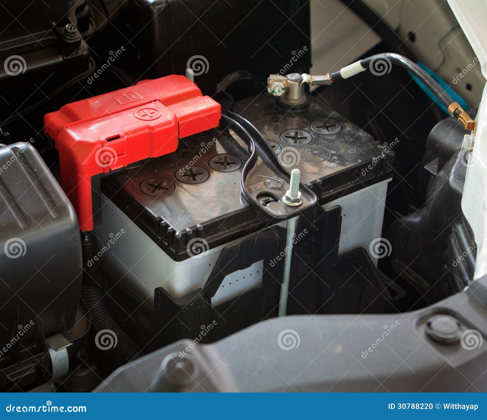 Car battery stock photo. Image of volt, vehicle, generation 30788220
