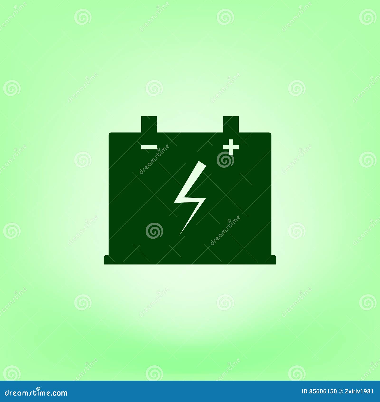 Car battery icon stock illustration. Illustration of indication 85606150