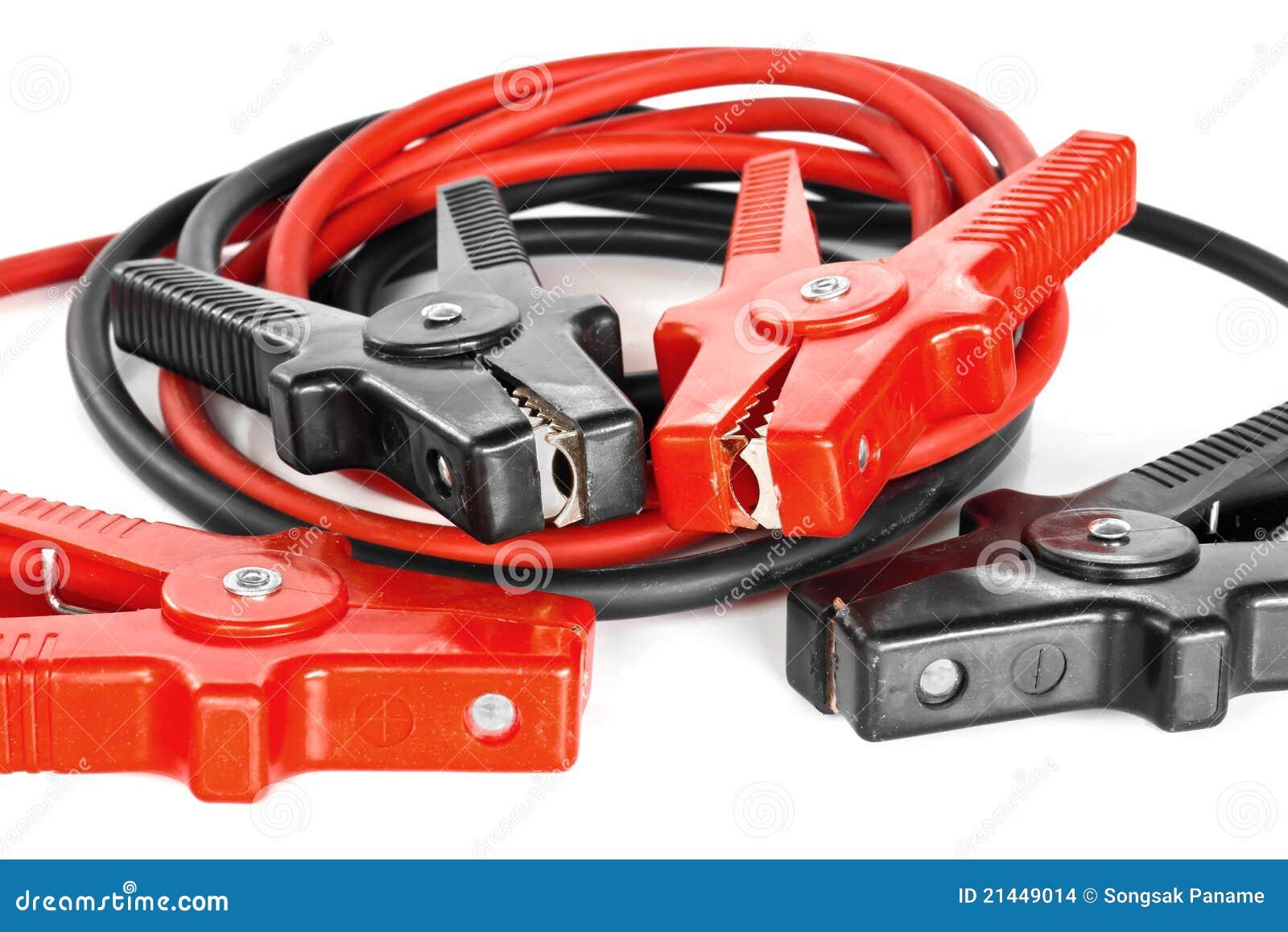 Car battery jumper cables stock photo. Image of charge 21449014