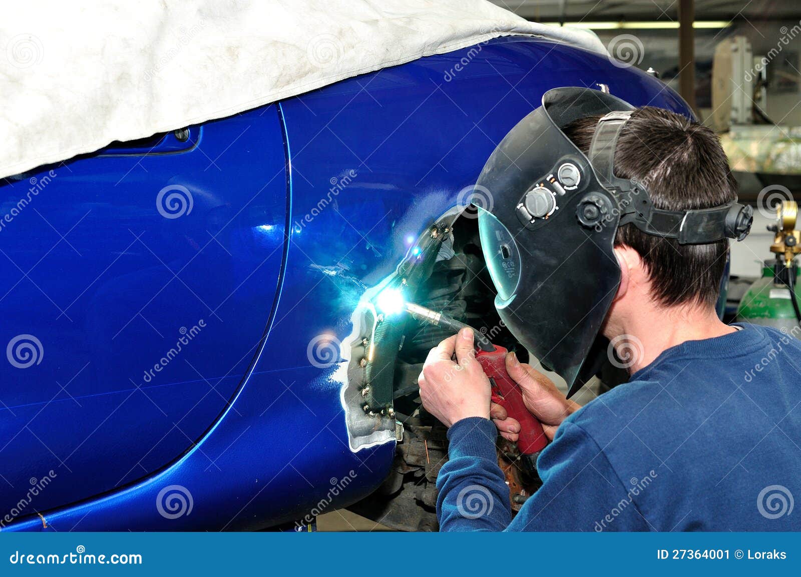 Car body work. stock image. Image of manufacture, grinder 27364001
