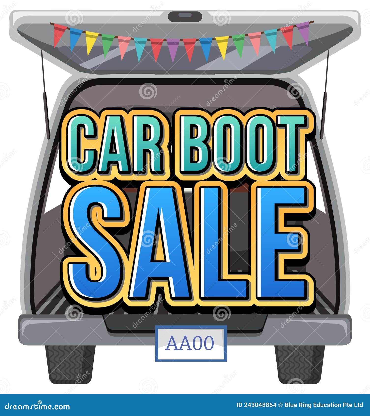 Car Boot Sale Stock Illustrations – 178 Car Boot Sale Stock Illustrations,  Vectors & Clipart - Dreamstime