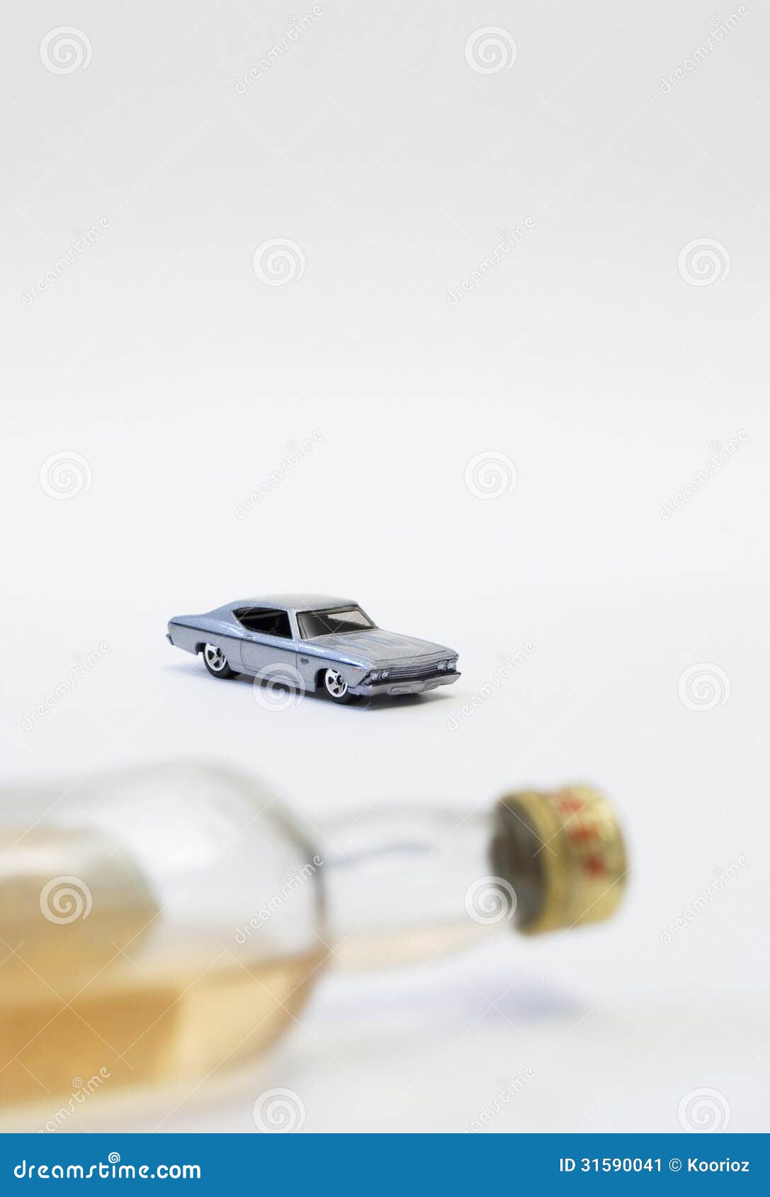 Car and bottle stock image. Image of hazardous, copy 31590041