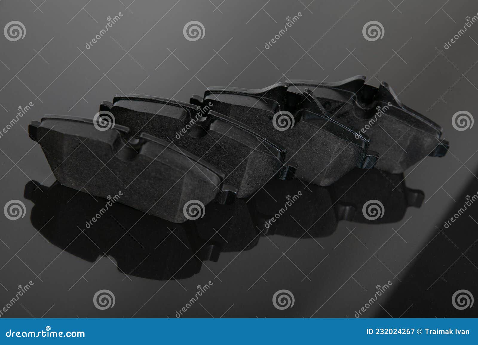 Car Brake Pads for Auto Parts Catalog Stock Image Image of design