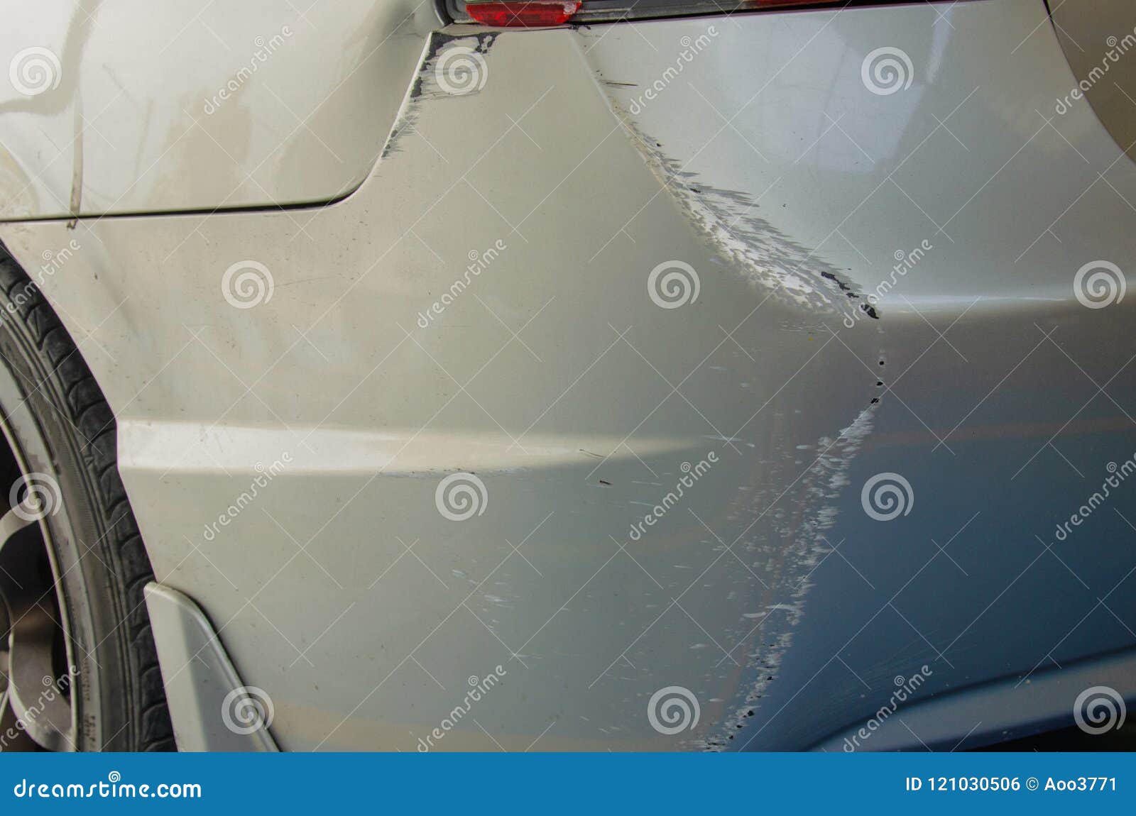Car bumper damage stock photo. Image of personal, safe 121030506