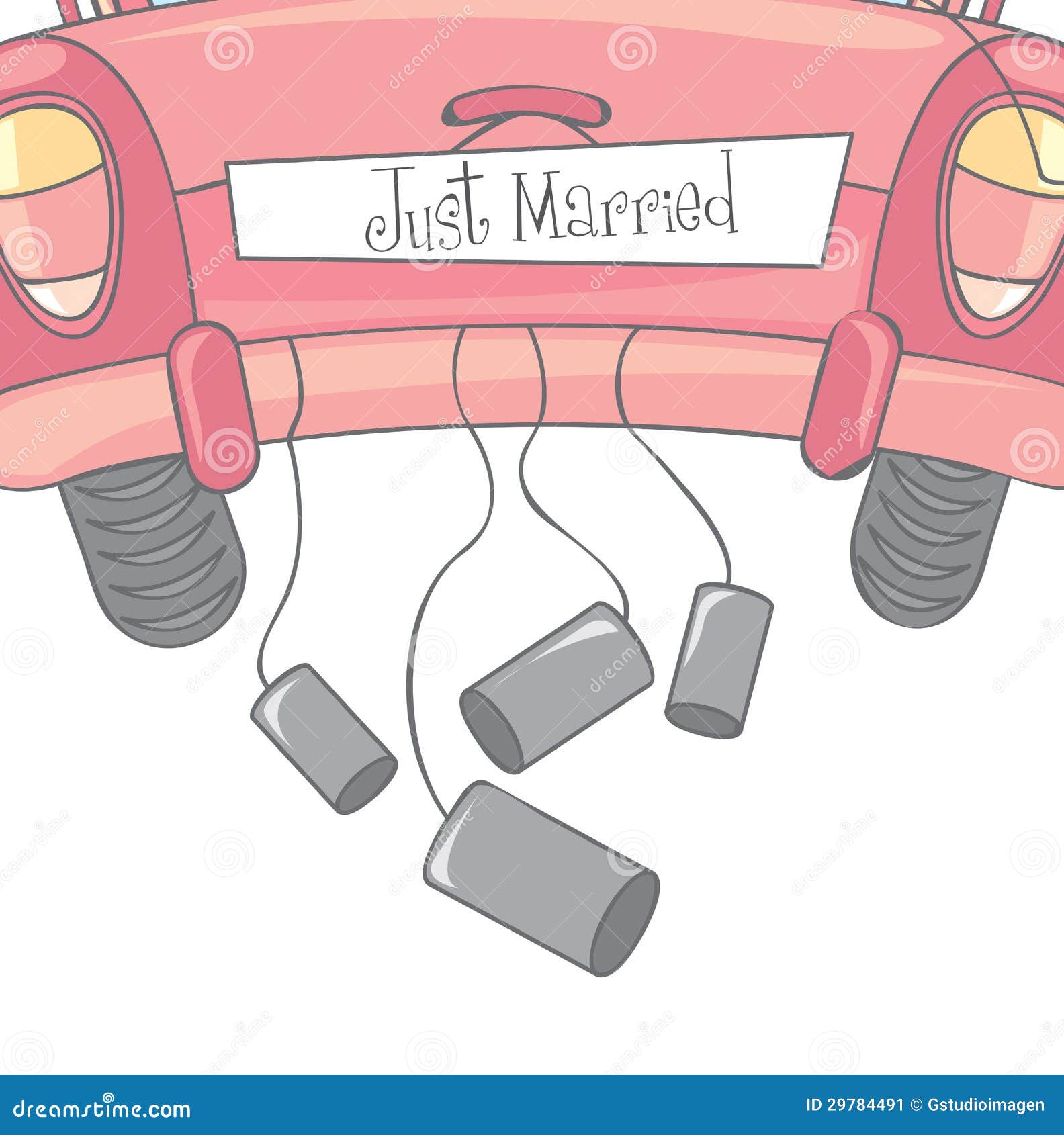 Vector Just Married Car Stock Illustrations – 697 Vector Just Married Car  Stock Illustrations, Vectors & Clipart - Dreamstime