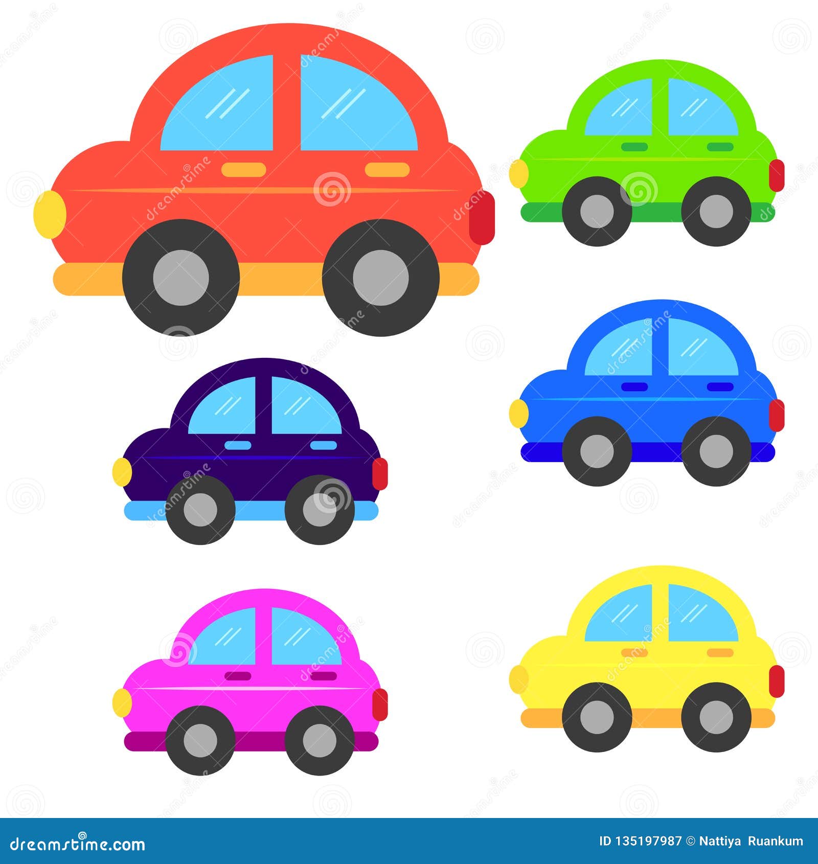 Car Cartoon or Car Clipart Cartoon Isolated on White Background Stock  Vector - Illustration of graphic, animal: 135197987