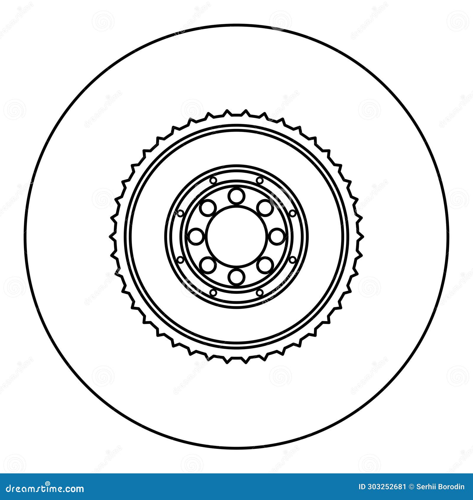 car clutch flywheel cohesion transmission auto part plate kit repair service icon in circle round black color  